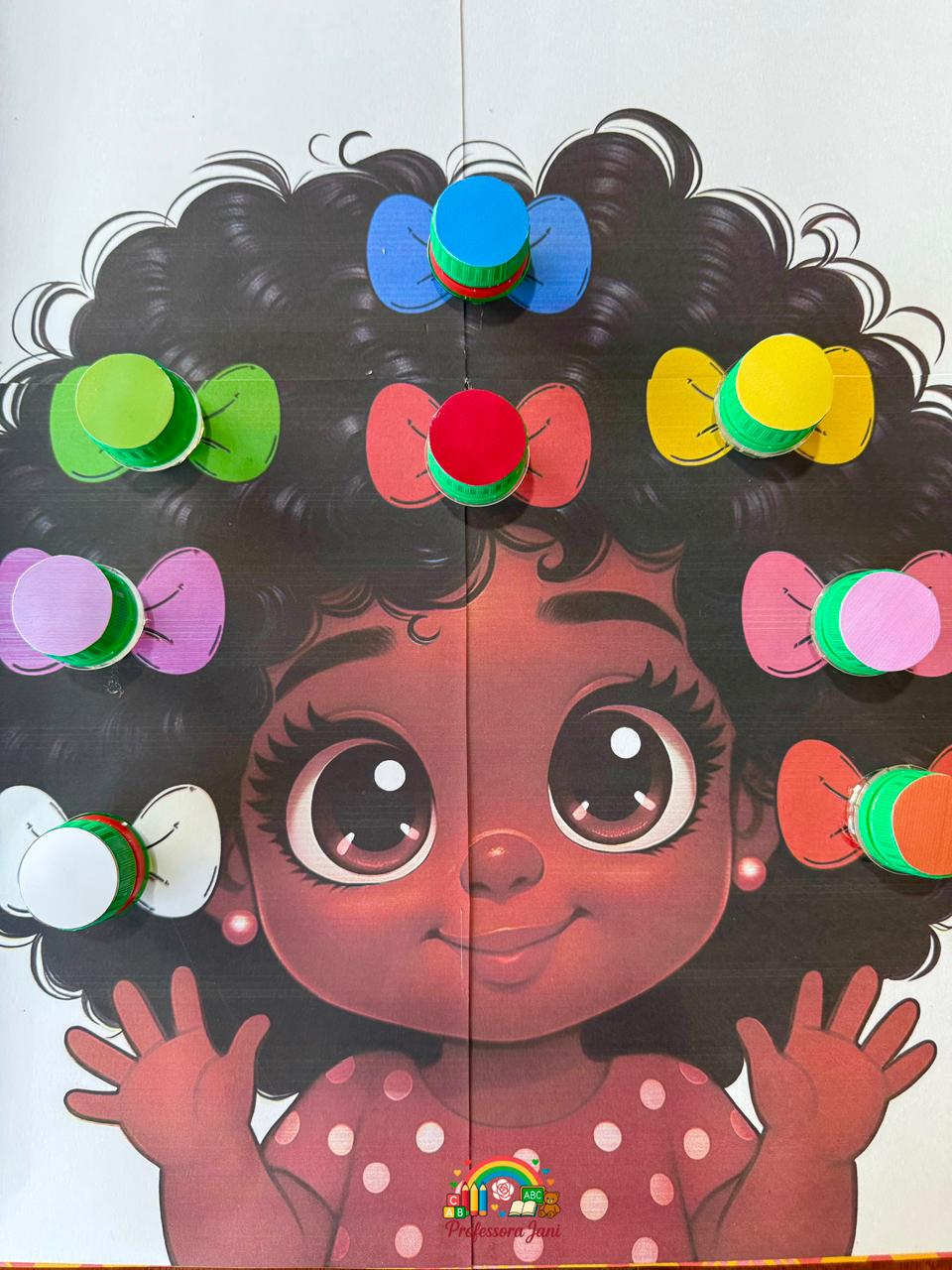 ATIVIDADE INTERATIVA - MENINA BONITA LAÇÕ DE FITA